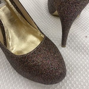 STEVE MADDEN GLITTER HEELS
